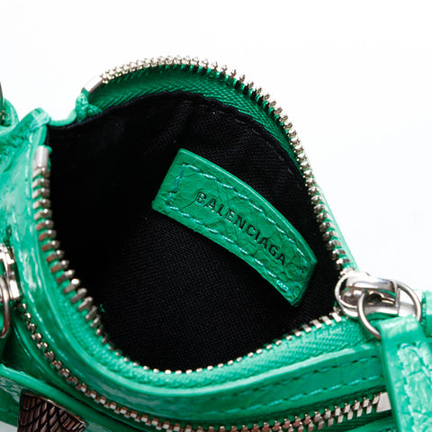 BALENCIAGA Le Cagole Coin case Card Case green WS21728