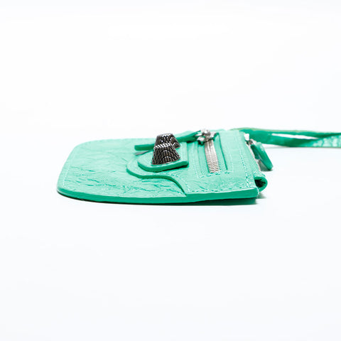 BALENCIAGA Le Cagole Coin case Card Case green WS21728