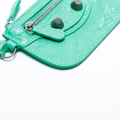 BALENCIAGA Le Cagole Coin case Card Case green WS21728