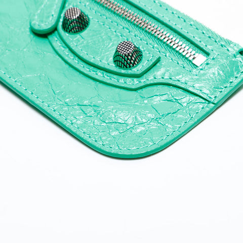 BALENCIAGA Le Cagole Coin case Card Case green WS21728