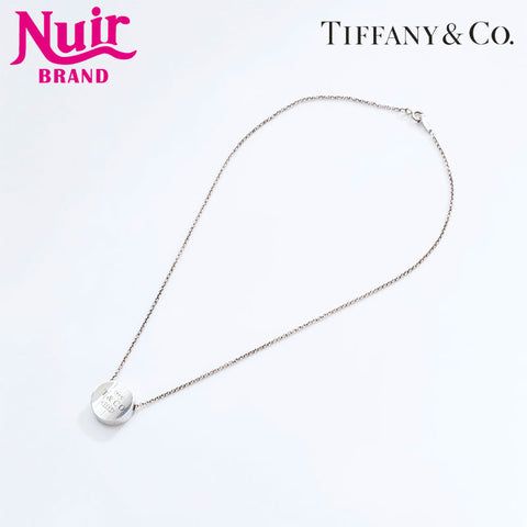 TIFFANY&Co. Coin Cave Circle 925 Necklace Silver WS21730