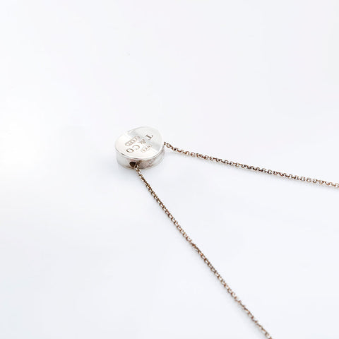 TIFFANY&Co. Coin Cave Circle 925 Necklace Silver WS21730
