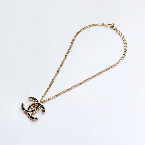 CHANEL K23B 2023 COCO Mark Necklace gold WS21734