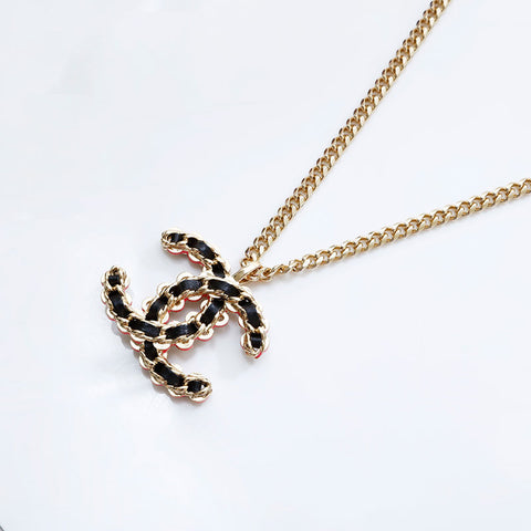 CHANEL K23B 2023 COCO Mark Necklace gold WS21734