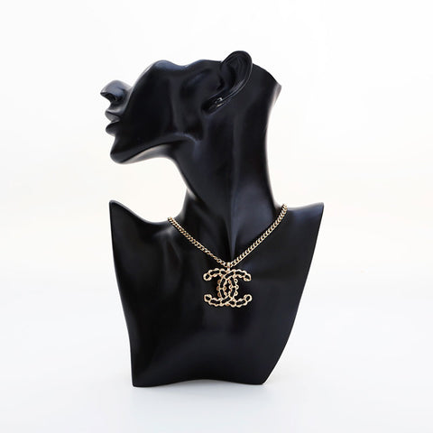 CHANEL K23B 2023 COCO Mark Necklace gold WS21734