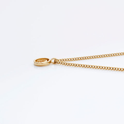 Christian Dior CD logo Necklace gold WS21737