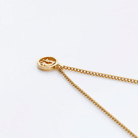 Christian Dior CD logo Necklace gold WS21737
