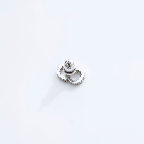 Christian Dior CD logo Necklace Silver WS21739