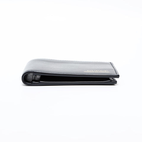 GUCCI leather Bifold Wallet black WS21740