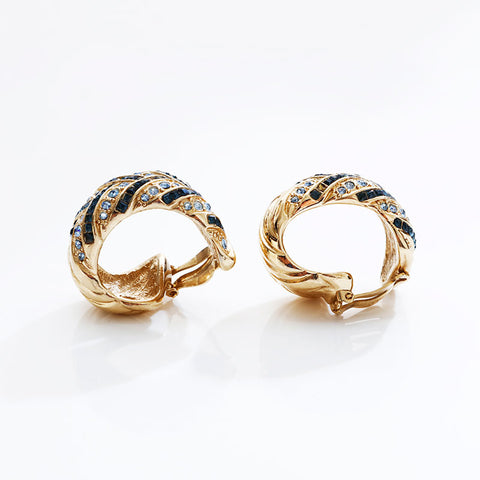 YVES SAINT LAURENT Rhinestone Earring gold WS21742