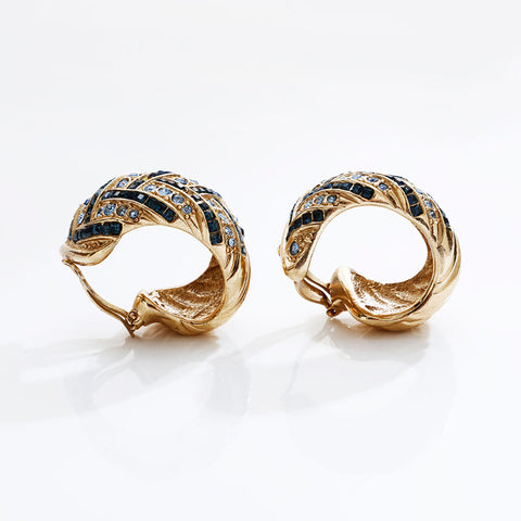 YVES SAINT LAURENT Rhinestone Earring gold WS21742