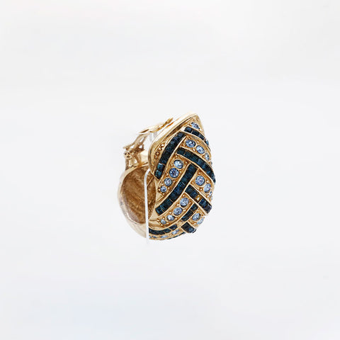 YVES SAINT LAURENT Rhinestone Earring gold WS21742