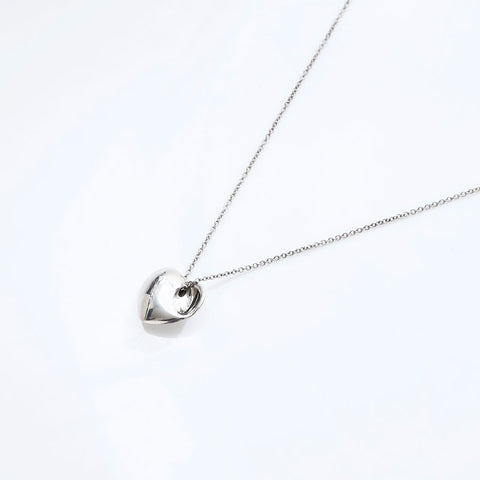 TIFFANY&Co. Heart Hold 925 Necklace Silver WS21747