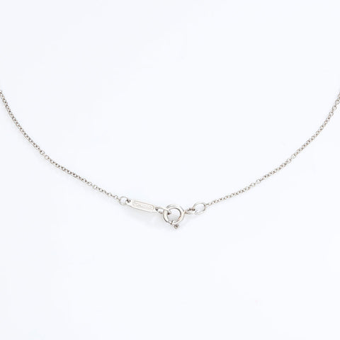 TIFFANY&Co. Heart Hold 925 Necklace Silver WS21747