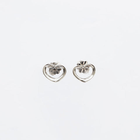 TIFFANY&Co. Open Heart 925 Mini Pierce Silver WS21749