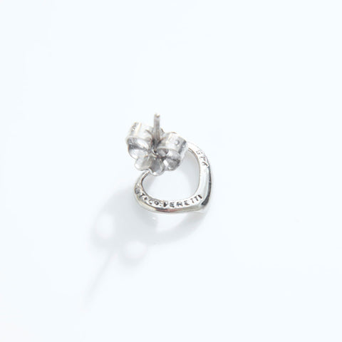 TIFFANY&Co. Open Heart 925 Mini Pierce Silver WS21749