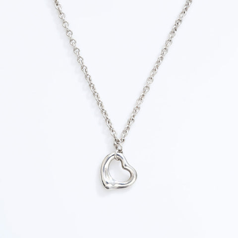 TIFFANY&Co. Open heart 925 bracelet Silver WS21750