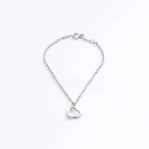 TIFFANY&Co. Open heart 925 bracelet Silver WS21750