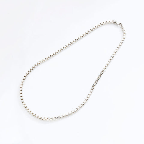TIFFANY&Co. Venetian Chain 925 Necklace Silver WS21751