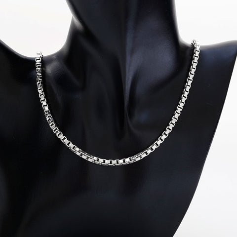 TIFFANY&Co. Venetian Chain 925 Necklace Silver WS21751