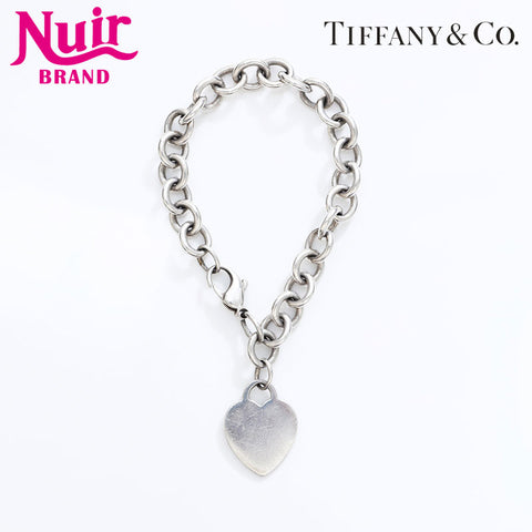 TIFFANY&Co. Return to 925 Heart Chain 925 bracelet Silver WS21752