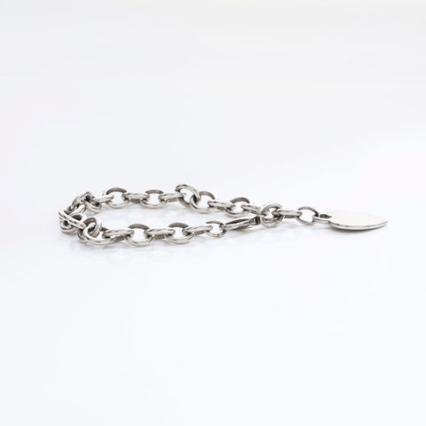 TIFFANY&Co. Return to 925 Heart Chain 925 bracelet Silver WS21752