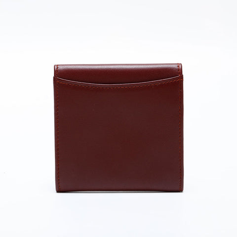 CARTIER Leather Must Do Coin case Red WS21754