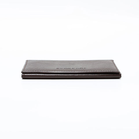 BURBERRY Leather Business Card Holder Card Case Brown WS21755
