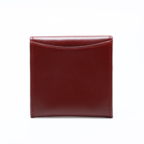 CARTIER Leather Must Do Coin case Red WS21758