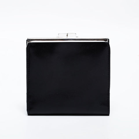 FENDI Leather gauze Bifold Wallet black WS21759