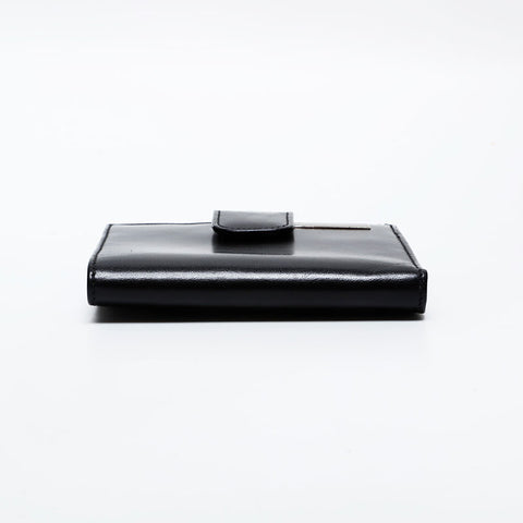 FENDI Leather gauze Bifold Wallet black WS21759