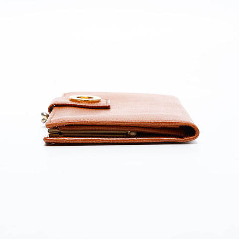 CELINE leather Purse Brown WS21761