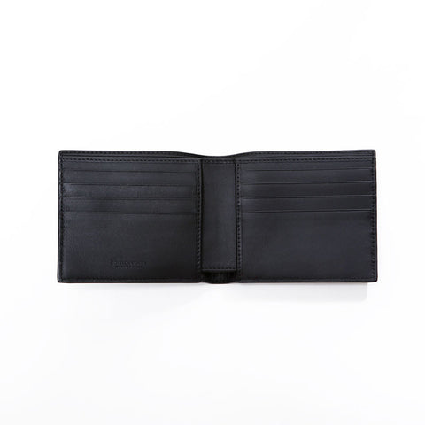 BOTTEGAVENETA INTRECCIATO leather Bifold Wallet black WS21762