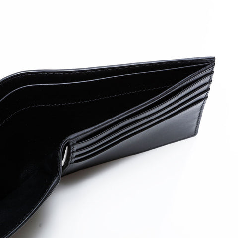 BOTTEGAVENETA INTRECCIATO leather Bifold Wallet black WS21762