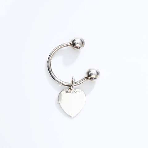 TIFFANY&Co. 925 key ring heart key ring Silver WS21763