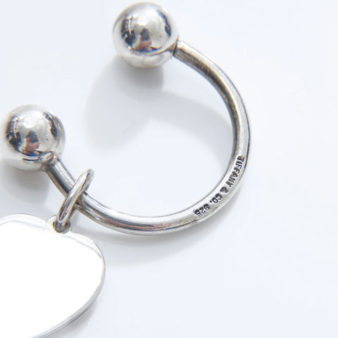 TIFFANY&Co. 925 key ring heart key ring Silver WS21763