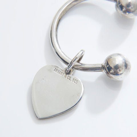TIFFANY&Co. 925 key ring heart key ring Silver WS21763