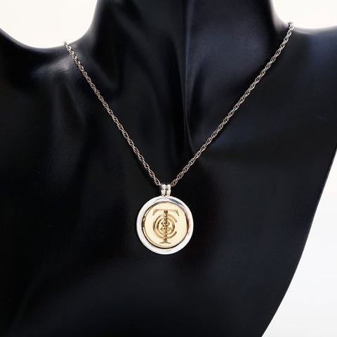TIFFANY&Co. 925 750 T&C Coins Necklace Silver WS21764