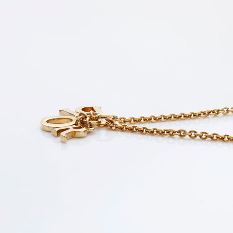 Christian Dior logo Necklace gold WS21767