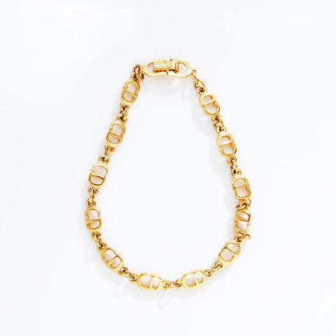 Christian Dior CD logo bracelet gold WS21768