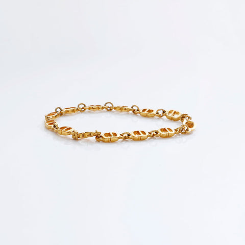 Christian Dior CD logo bracelet gold WS21768