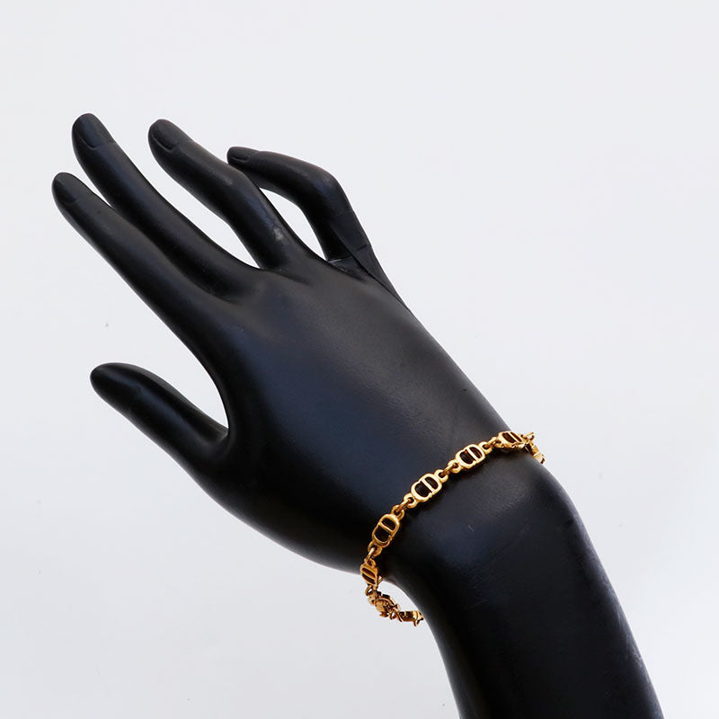 クリスチャンディオール Christian Dior CDロゴ ブレスレット ゴールド