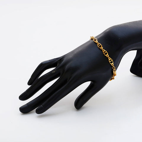 Christian Dior CD logo bracelet gold WS21768