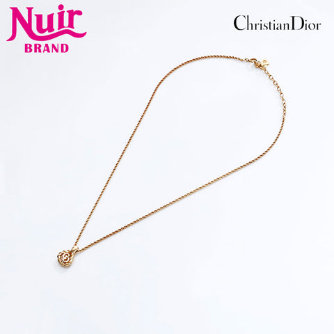 Christian Dior CD logo Necklace gold WS21770