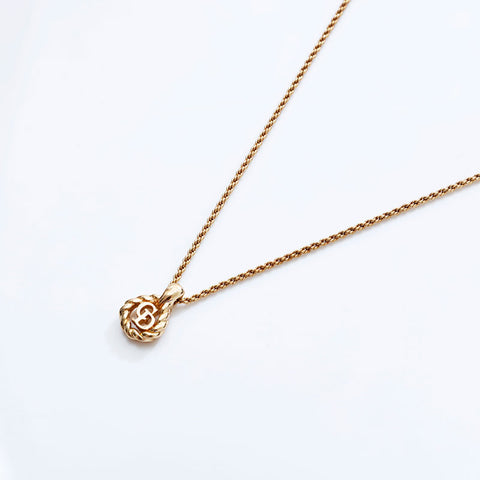 Christian Dior CD logo Necklace gold WS21770