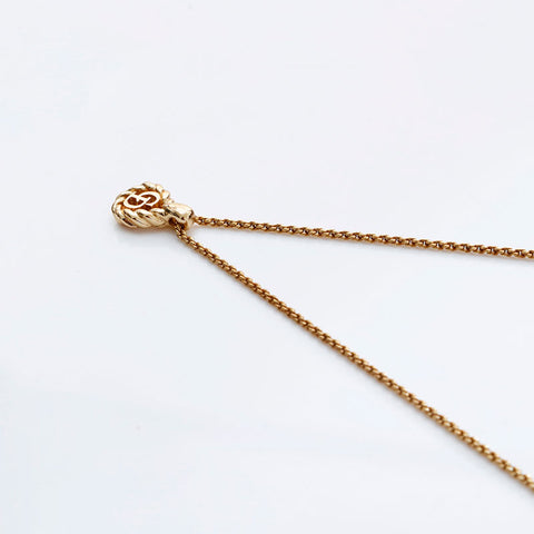 Christian Dior CD logo Necklace gold WS21770
