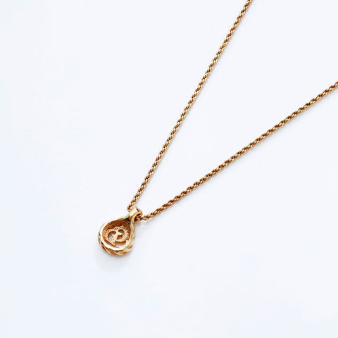 Christian Dior CD logo Necklace gold WS21770