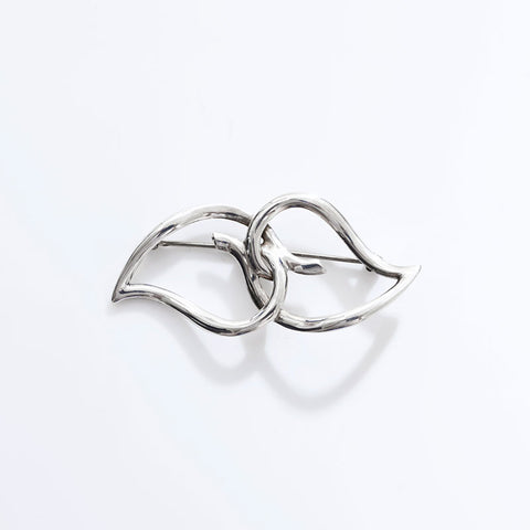 TIFFANY&Co. Leaf 925 Brooch Silver WS21771