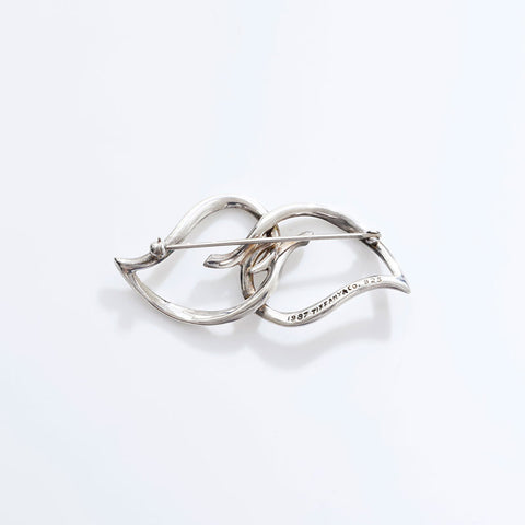 TIFFANY&Co. Leaf 925 Brooch Silver WS21771