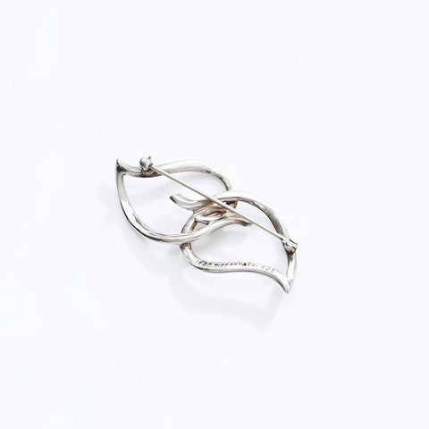 TIFFANY&Co. Leaf 925 Brooch Silver WS21771